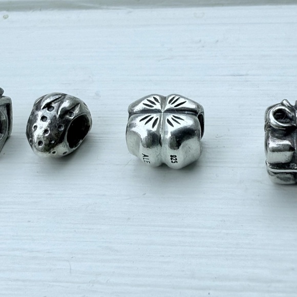 COPY - Pandora Silver Charm Beads Set - Picture 4 of 6